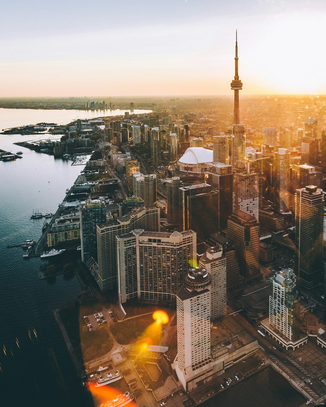 Canada skyline and landmarks